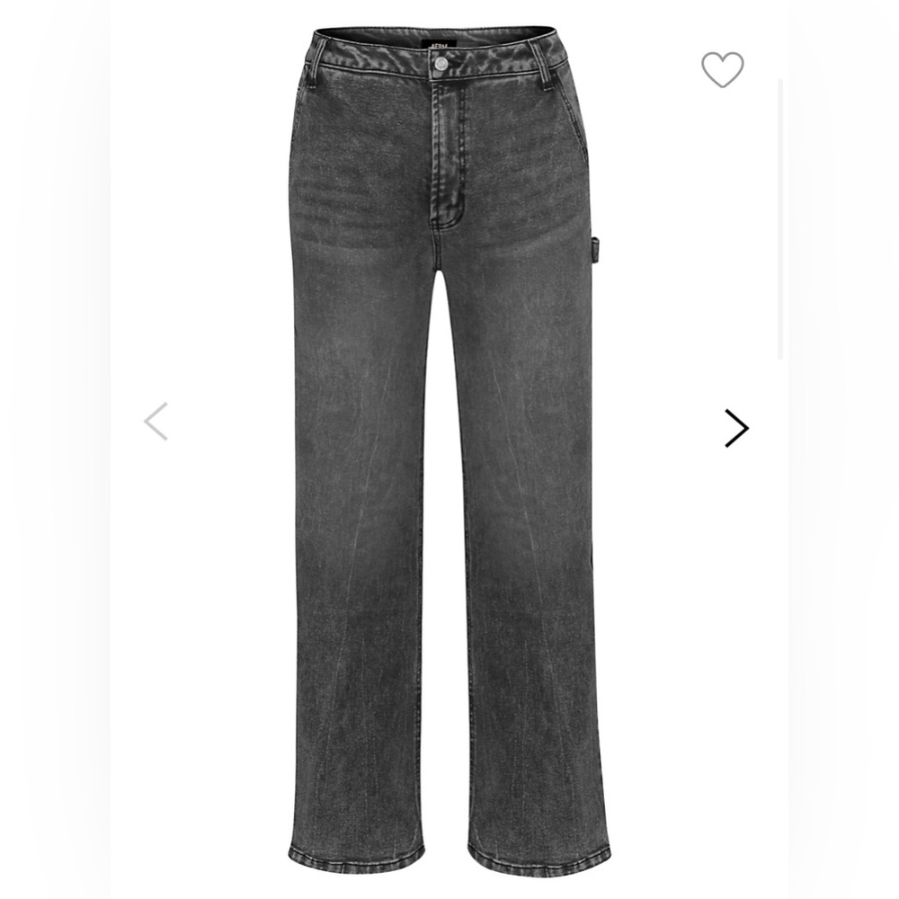 Fez High-Rise Straight-Leg Jeans
